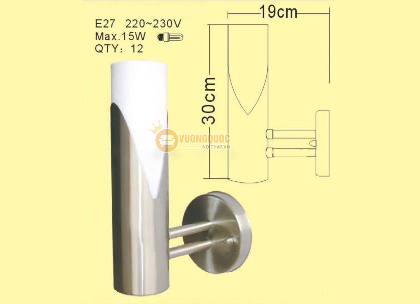 Đèn tường kiểu dáng mới ROL215-1